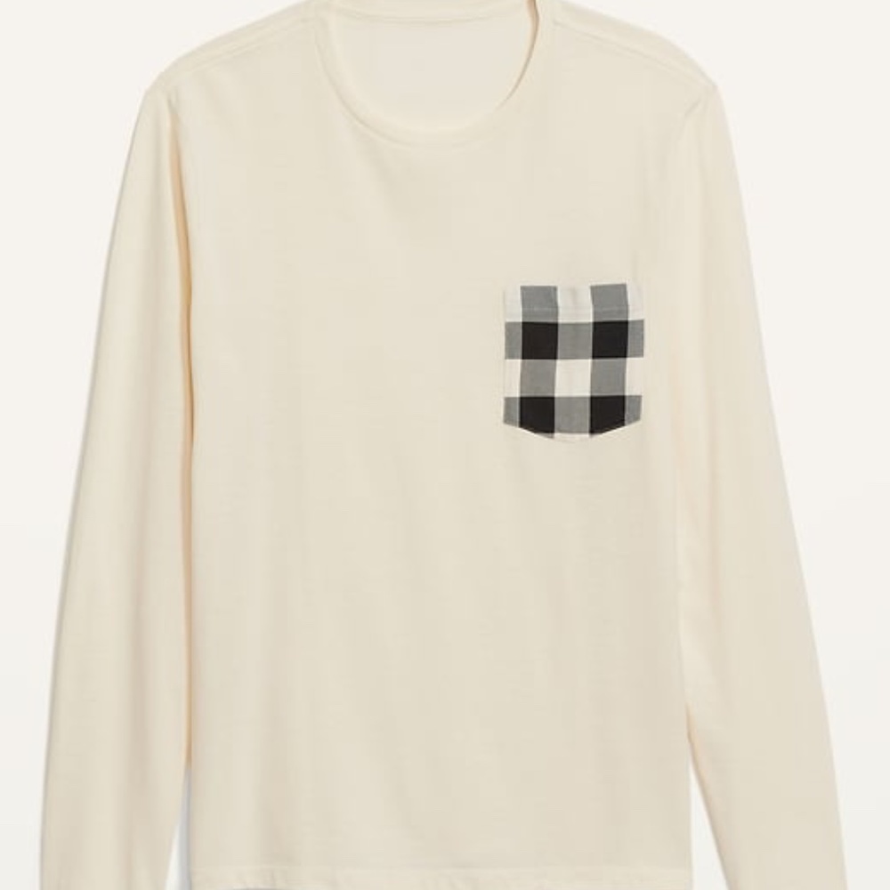 Soft-Washed Long-Sleeve T-Shirt for Men Size L